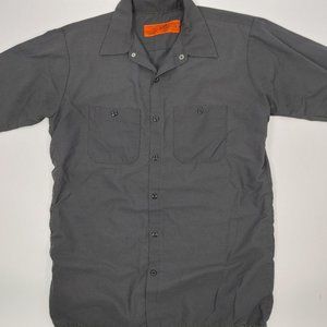 Red Kap Gray work shirt size large #624